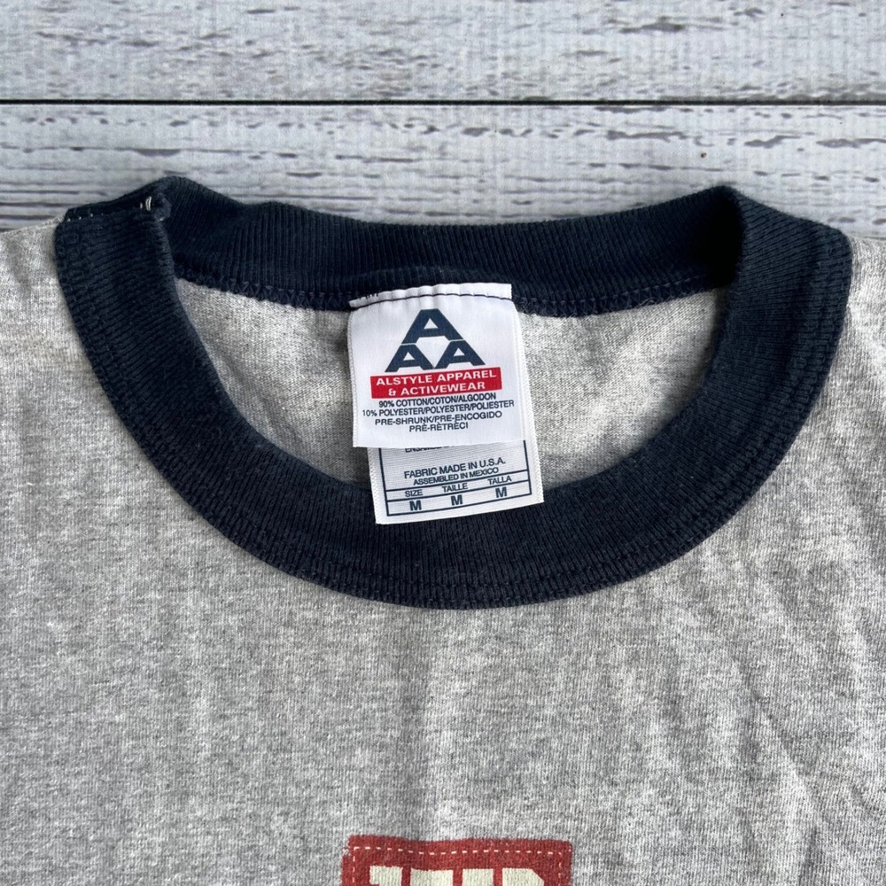F*CK BUDDY Vintage Y2K Ringer T-Shirt Mens M Streetwear Retro 90s Skate Urban - Picture 3 of 11